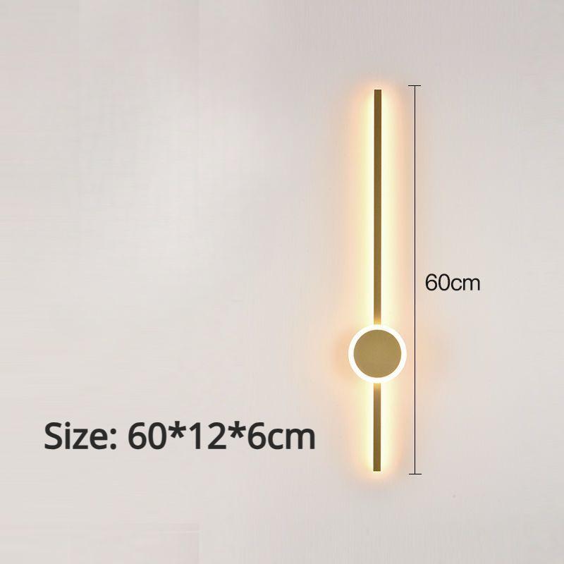 LED chambre lampe de chevet moderne LED bande lampe salon TV fond applique lampe d'allée