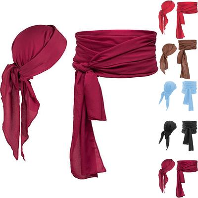 Pirate Costume, Pirate Headscarf And Belt Accessories