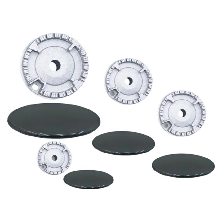 Universal Burners Crown Flame Cap Oven Stove Gas Burners Crown Flame Cap Kit Gas Stove Accessories Easy to Install