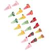 20pcs Pet Snap Hair Clips Letter Style Plastic Cute Pet Hairpins for Dogs Cats Rabbits
