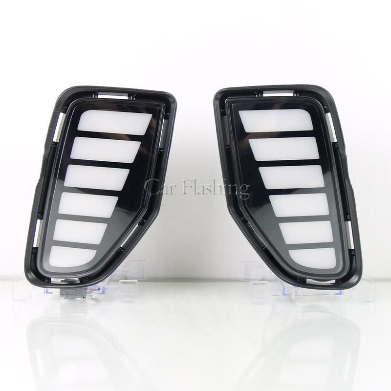 Car LED DRL Daytimes Running Light For Toyota Corolla Cross 2024 2025 2026 Daylights Wtih Dynamic Turn Signal Fog Lamp Cover
