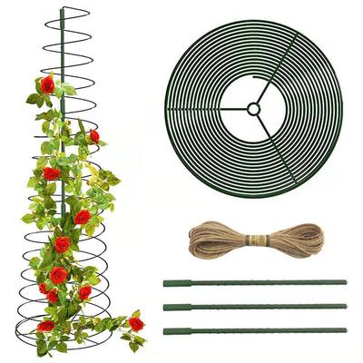Spiral Plant Supports Natahovací kroužky pro podporu pěstování rajčat Podpora pro rostliny v zahradě