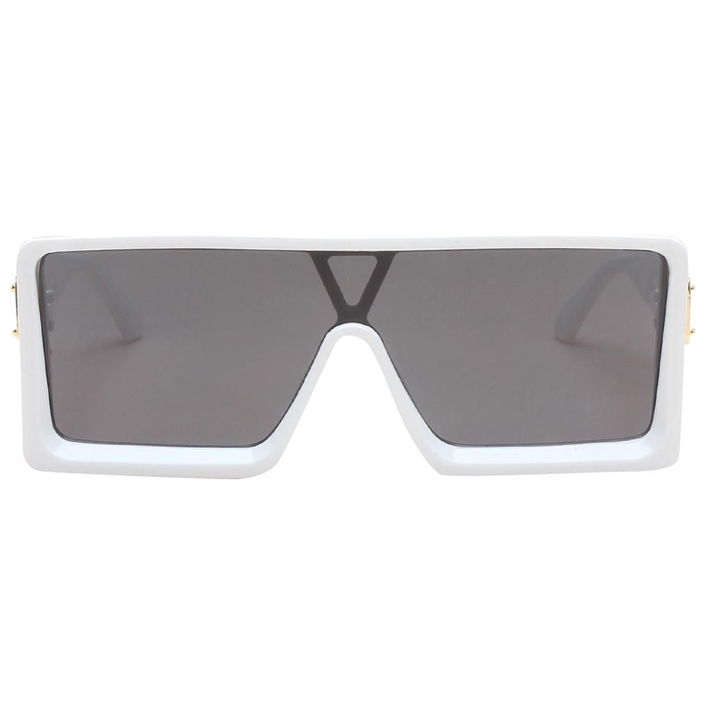 

(SU)Модные нерегулярные мужские и женские солнцезащитные очки «кошачий глаз», очки в винтажном стиле ретро Free Size белый