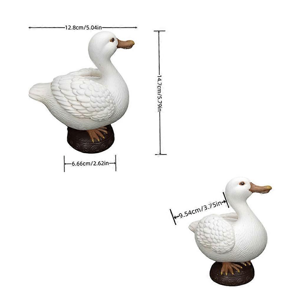 Magnetic Duck Key Holder, Cute Resin Duck Statue for Key Hanger, Home Dcor Housewarming Gifts