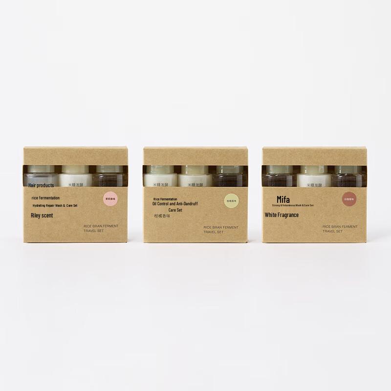 MUJI Rice Bran Fermented Hair Care Collection