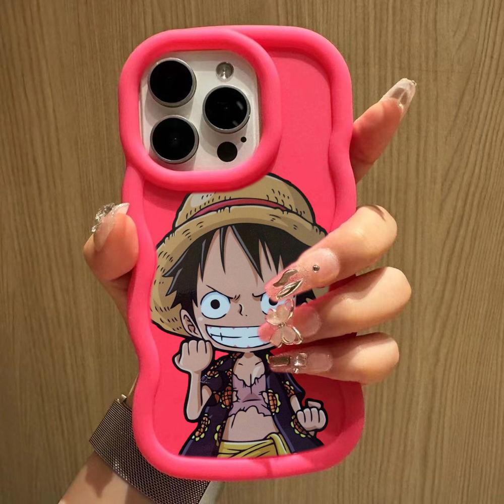 LZ28 One Piece Luffy Gear 5 Silicone Phone Cases for Samsung A15 A16 S23 FE S24 Ultra A34 A54 A14 A55 Motorola G32 E14 OnePlus Soft Cover