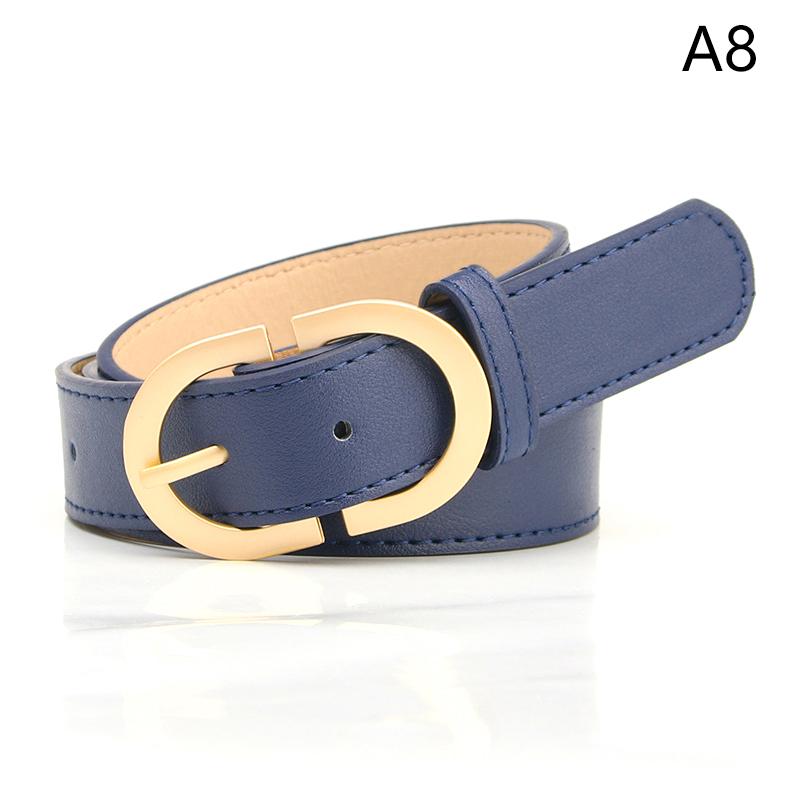 105Cm Female Luxury  Versatile Belt Adjustable Metal Buckle Belt For Women Suit Jeans Clothing Accessories