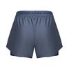Under Armour Tech Play Up 2 In 1 Hyrox Training Running Fitness Soft Comfortable Loose Breathable Sports Shorts Women Shorts Storm-Gray 6011111-044