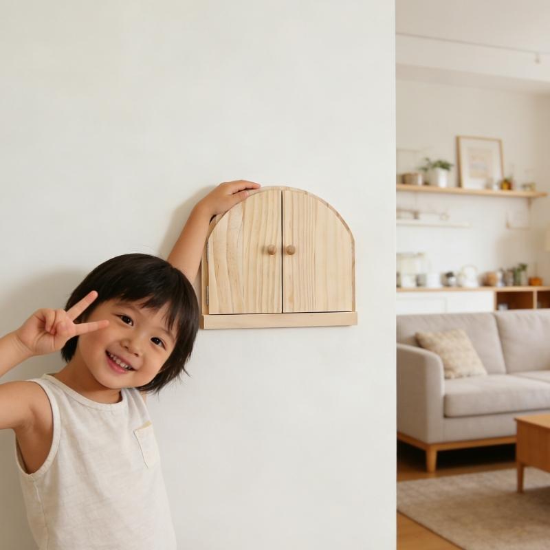 Copri Interruttori Moda Meccanismo di Sicurezza Si Fonde con la Decorazione Legno Naturale Durabilità e Facile Installazione