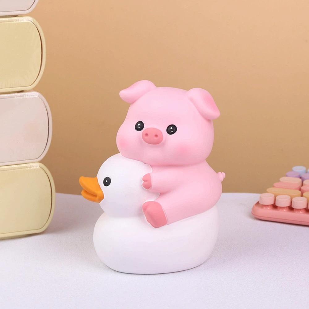 Animal Pig Vinyl Piggy Bank Vinyl Coin Saving Box Decorative Pig Money Jar  Kids Children