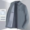 High-End Spring Business Casual Jacket - Turn-Down Collar, Zipper, Lightweight Executive Workwear
