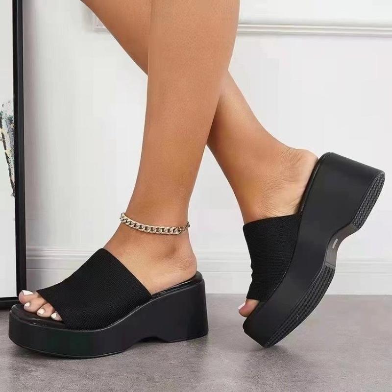 Summer new large size women's platform casual sandals comfortable and fashionable commuting style
