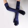 Elegant Women's Fluffy Gloves 53cm Evening Dress Gloves Etiquette Gloves  Dress-Up  Accessories