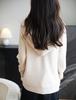 Yuanbao Stitch Women's Korean Style Wool Zippered Hoodie - Casual Versatile Solid Color Knitwear