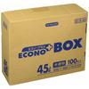 Japan Sanipak E-44 Econoplus BOX45L Translucent 100 Pieces E-44-HCL