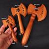 Auspicious Peach Wood Wedding Axe: Marriage Bed Press & House Protector