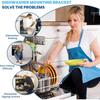2Pieces Dishwasher Installation Clamp Replacement Set Universal Fit Mounting Brackets Suitable for Multiple Brands