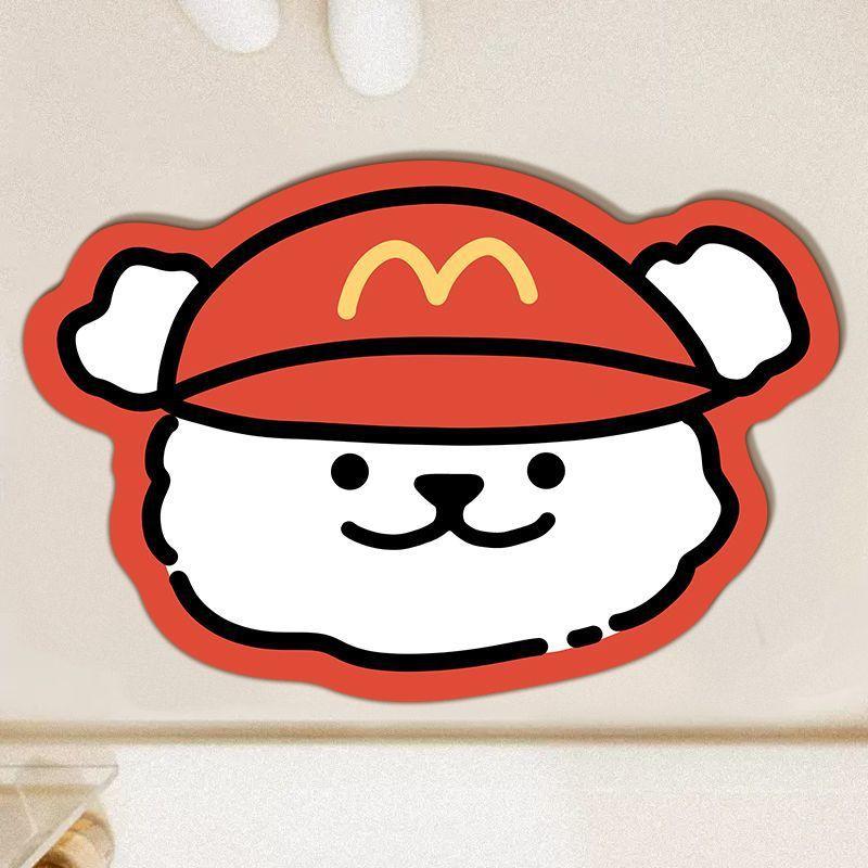 Cartoon Xiaoxin Diatom Mud Floor Mat Bathroom Door Absorbing Quick-drying Floor Mat Bathroom Wear-resistant and Easy-to-maintain Anti-slip Mat