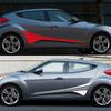 Car Sticker For Hyundai Veloster Car Door Side Decals Kit Car Wrap Vinyl Sticker Auto Waterproof PVC Sticker Car Accessories