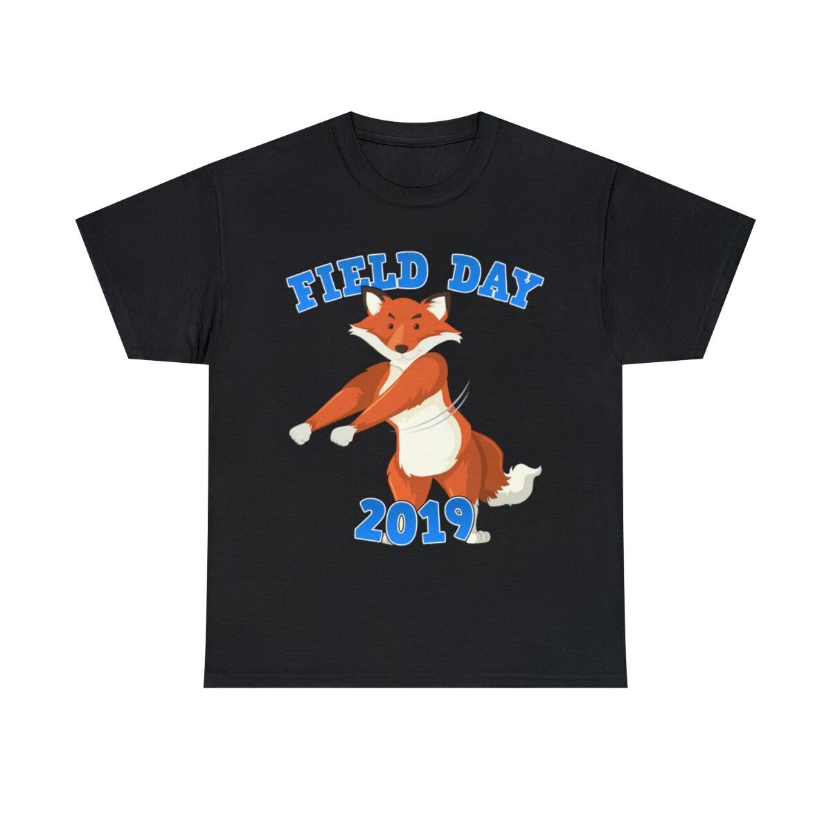 Field Day 2019 Flossing Fox Graphic Tee Shirt, S-5XL M
