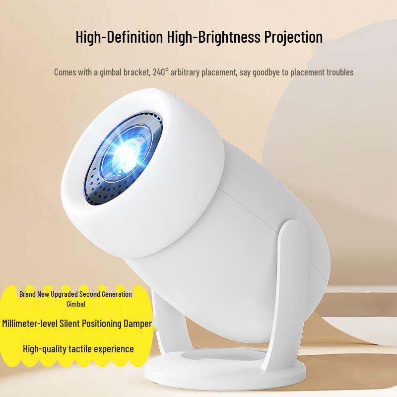 HY300 4K Ultra HD Mini Projector for Home and Office - 1080p Portable Outdoor Cinema