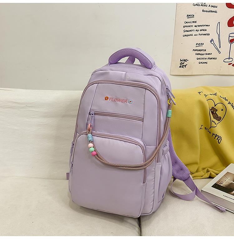 High Value Middle School Students Lightweight Schoolbag Female Junior High School Students Primary School Students High School Large Capacity Backpack