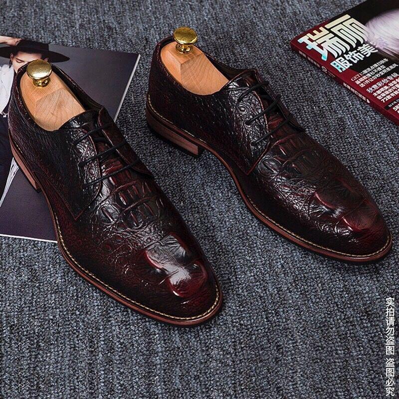 

Мужская деловая обувь. Мужская дышащая кожаная обувь. Формальные модельные туфли. Свадебная обувь. Повседневная обувь с острым носком. 38