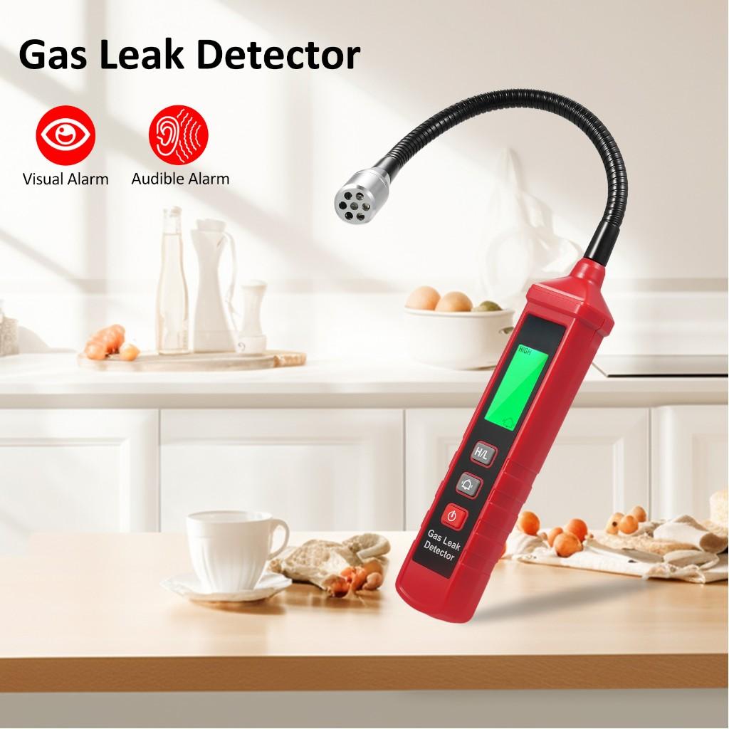 Portable Combustible Gas Detector Natural Gas Leak Detector Propane Leak Detector 6310A+ Red
