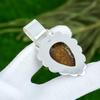 Wedding Gift For Her 925 Sterling Silver Natural Ocean Jasper Gemstone Pendant