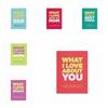 Paper Parent-child Creative Notebook A5 Anti-splash Water Emotional Communication Journal Book Reasons To Love You Efficient