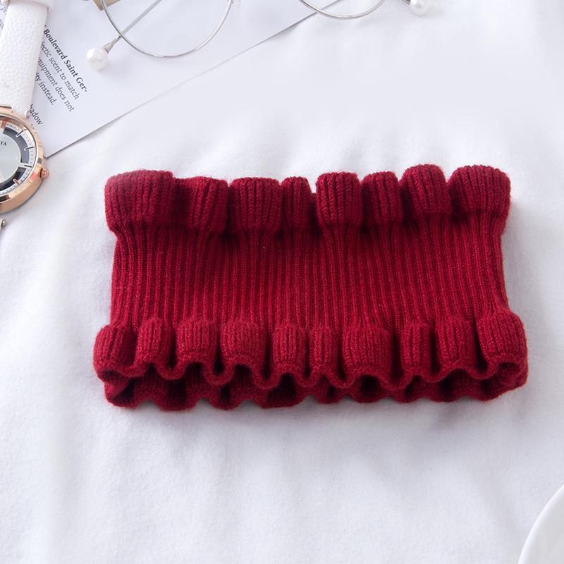 Wool Knit Snood Neck Warmer & Headband - Autumn/Winter Women's Accessory