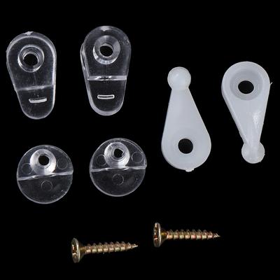 50 stuks glaspaneelbevestigingsclips, heldere spiegelhouderclips voor kastdeur, glasbevestigingsclips voor spiegelkastbevestigingsclips