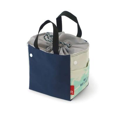 Fishing Net Nylon Mini Tote Bag ALLIANCE FOR THE BLUE ROOTOTE RT Lou Garbidge AFB Fnet 9632 [Rootote] × (Blue)