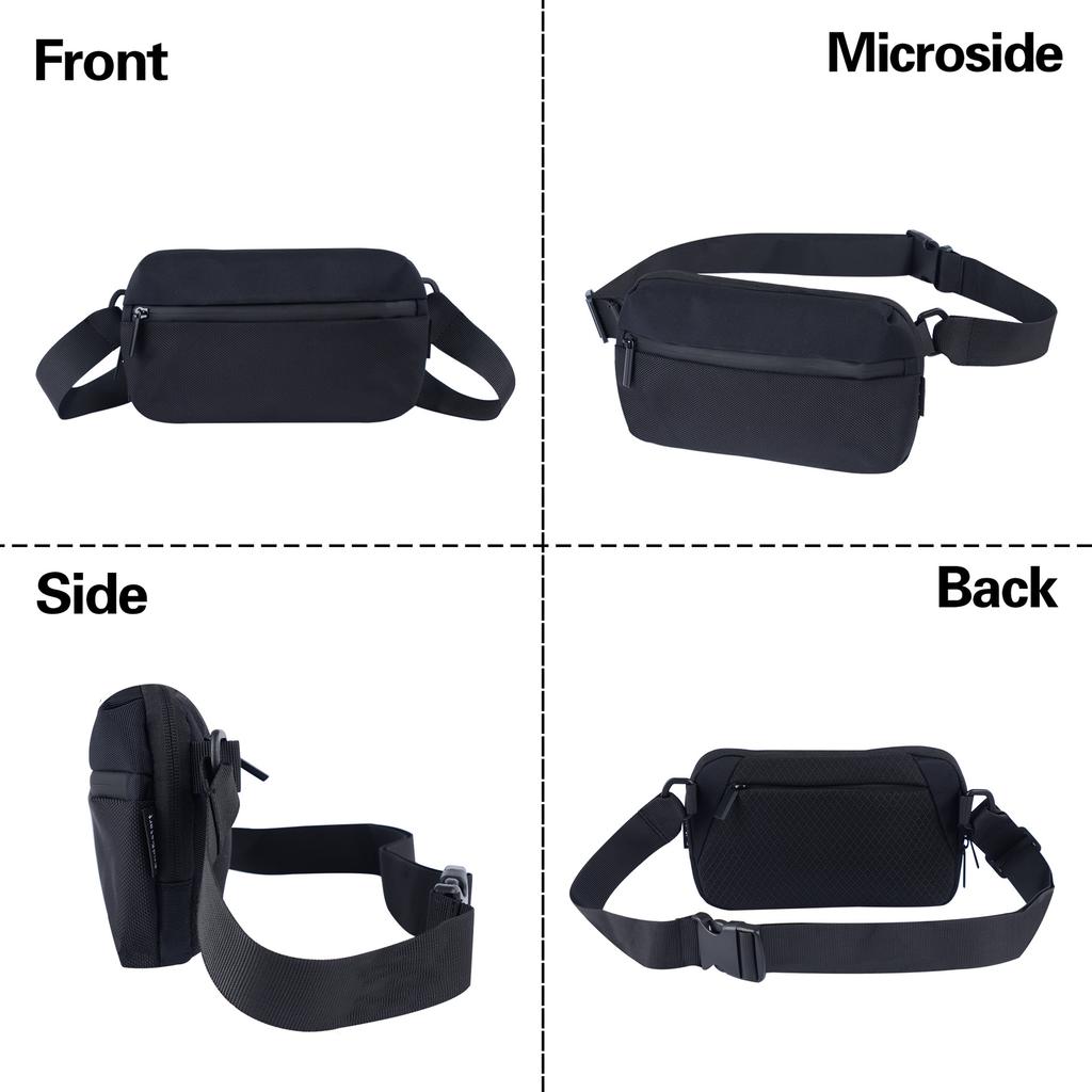 Breast Bag Trendy Casual Portable Men'S And Women'S Messenger Bags Fashionable Multi-Functional Running Sports Fanny Pack