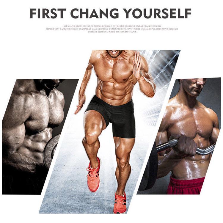 Men's Sauna Sweat Suit: Running Sports Fitness Long Sleeve Body Shaper