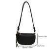 Fashion Simple Solid Color Shoulder Armpit Bag Ladies Pu Leather Crossbody Bags Casual Commuting Shoulder Bags