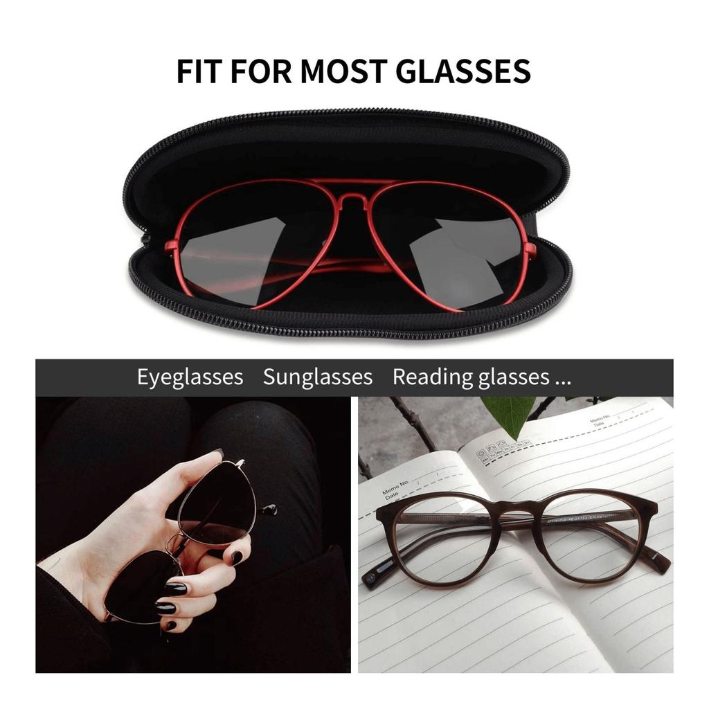 Charlie Kirk Glasses Case Cover Zipper Sunglasses Pouch Men Women Daily Glasses Box Vintage Eyewear Organizer