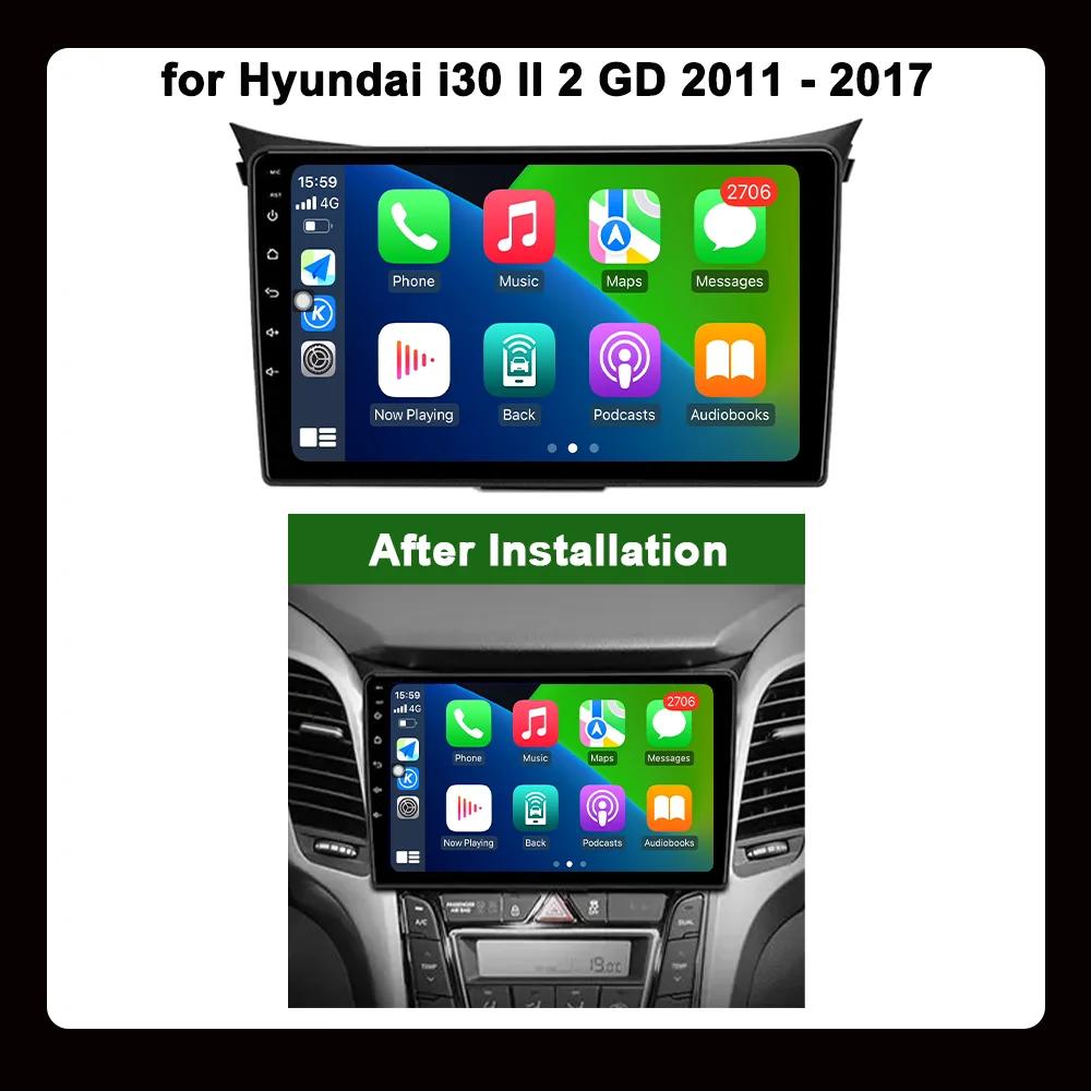 Android 13 Carplay Auto Für Hyundai I30 Elantra GT 2012 2013 2014 2015 Auto Radio Multimedia Video Stereo-Player Navigation GPS