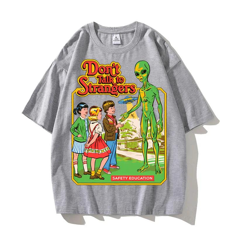Men's Halloween-themed Element Pattern Printed 100% Pure Cotton Short-sleeved T-shirt, Casual High-quality Top