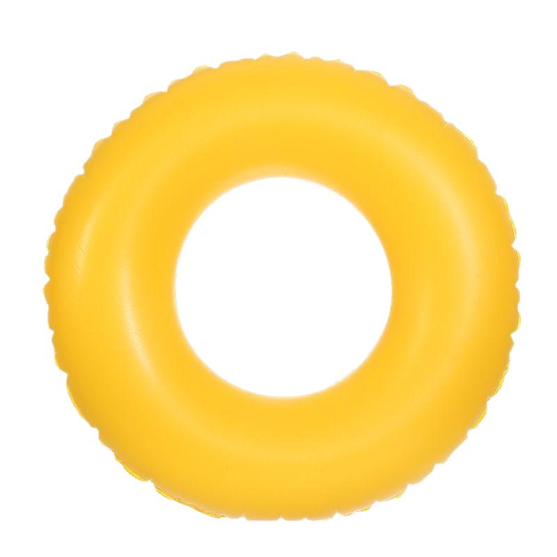 Thickened Adult Swimming Ring with Handles - Double-Layer Inflatable Lifebuoy for Water Activities