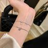 Chic Four-Leaf Clover Bracelet: Sweet, Cute, Minimalist, Versatile Hand Jewelry for Women