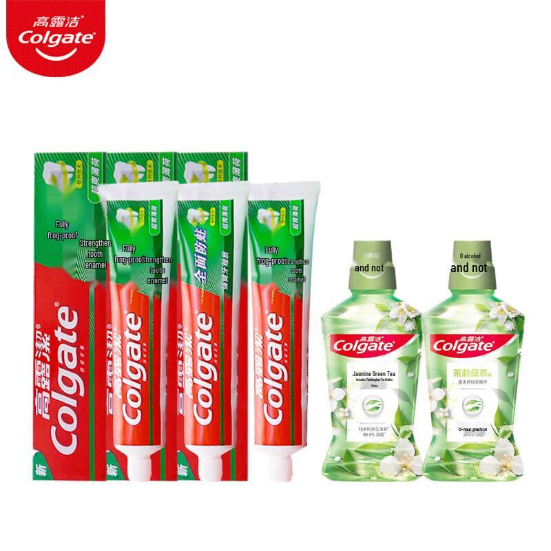 Colgate Total Anti-Cavity Toothpaste & Mouthwash Set