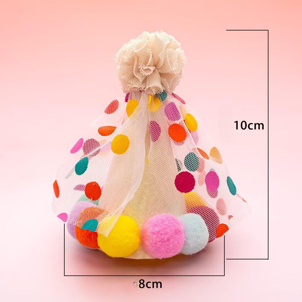 

Dog birthday hat pet headgear dog bib puppy hat cute birthday decoration cat headgear photo props Suitable for 5-15kg pets