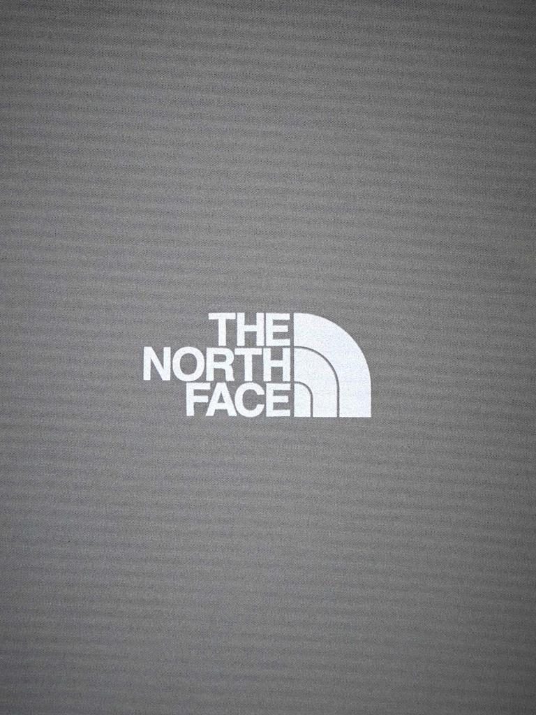 North Short Sleeve Enduro Grayish Size M [The Face] Short-Sleeve T-Shirt, Crew, Men's, White,