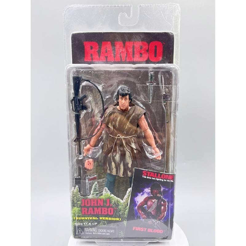 

First Blood Rambo Survival Edition Sylvester Stallone 7 Inch Pvc Action Figure Breown