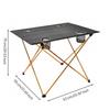 Easy to Set up Portable Outdoor Table with Mesh Storage Pockets Foldable
