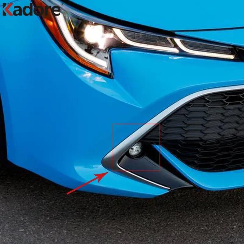 For Toyota Corolla -  Hatchback Chrome Car Front Rear Fog Light Lamp Cover Trim Foglight Bezel Trims Accessories