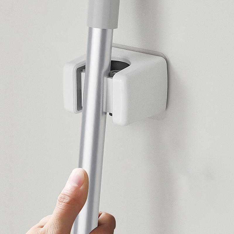 

Самоклеючі затискачі-тримачі для швабри, настінні стійки для швабри, щітки, мітли, економія місця, аксесуари-органайзери для кухні, ванної кімнати