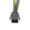 2x PCIe 6Pin Female To 3 Molex IDE 4Pin Graphic Card Power Supply Splitter Cable
