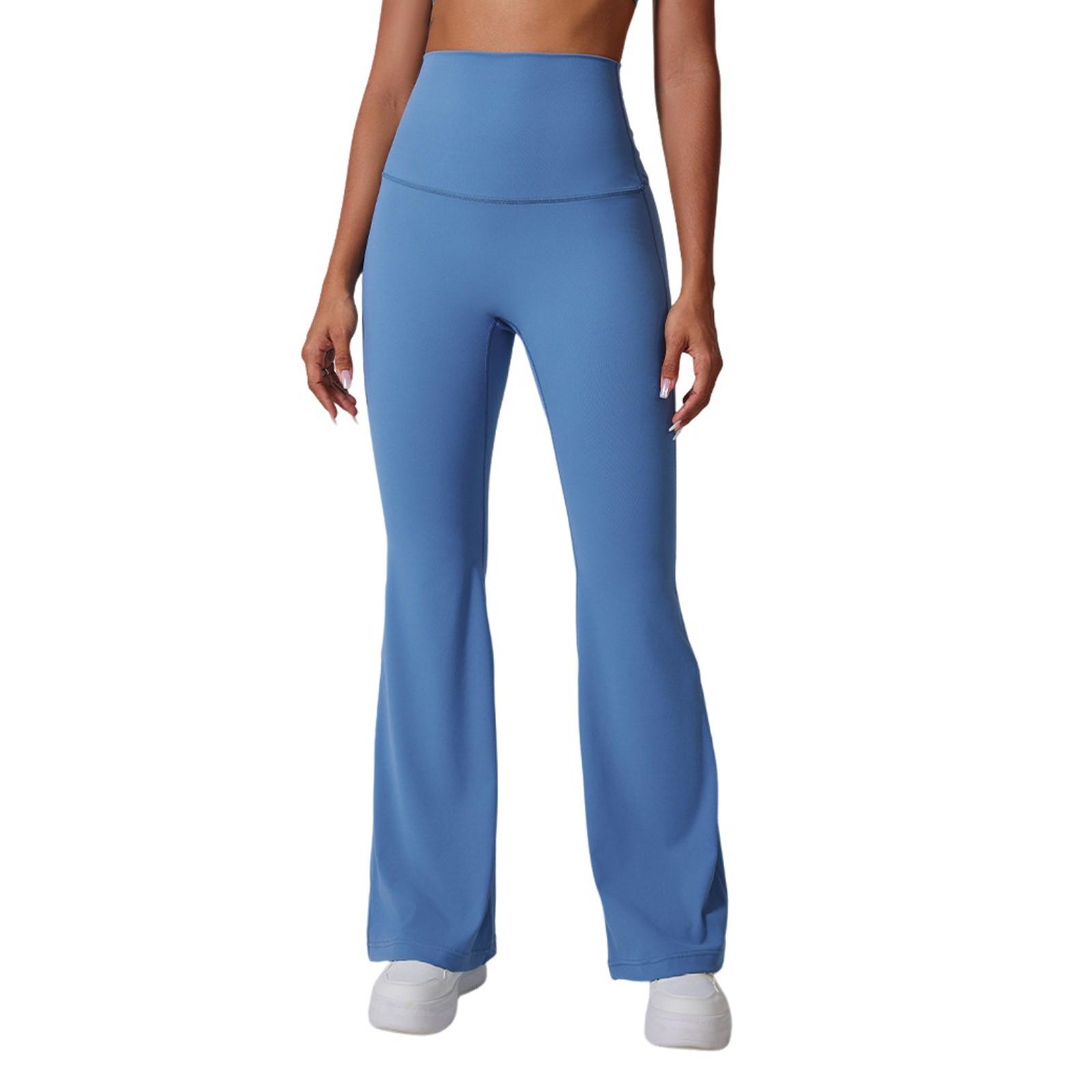 

Женские повседневные брюки с высокой талией, утягивающие бедра, для занятий йогой и фитнесом, микроклеш, широкие брюки XL